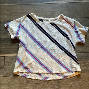 🌟 3 for $5 || Lou & Grey || Striped Crop Tee